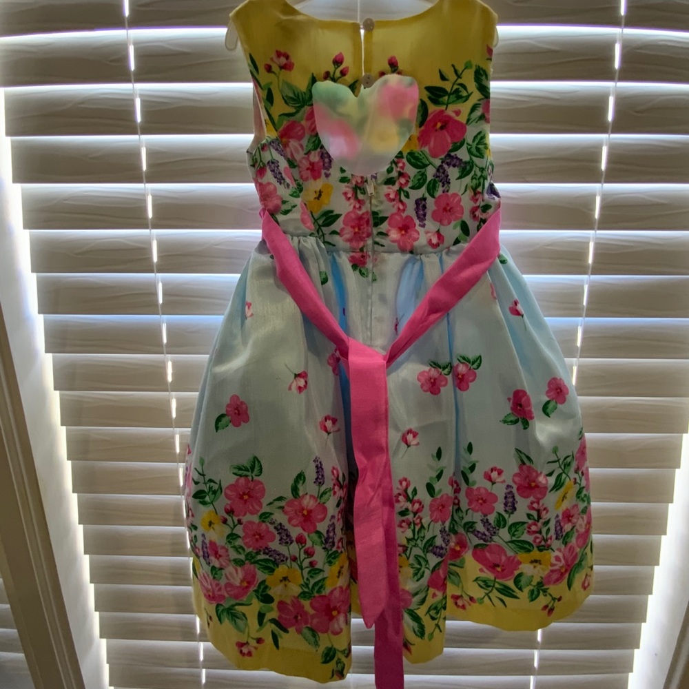 A floral formal dress